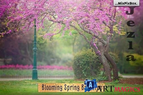 Blooming Spring Backdrop - 4772037