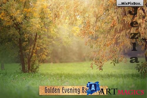 Golden Evening Backdrop - 4772024