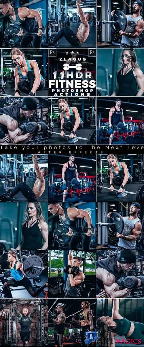 HDR Fitness Photoshop Actions - 26426987