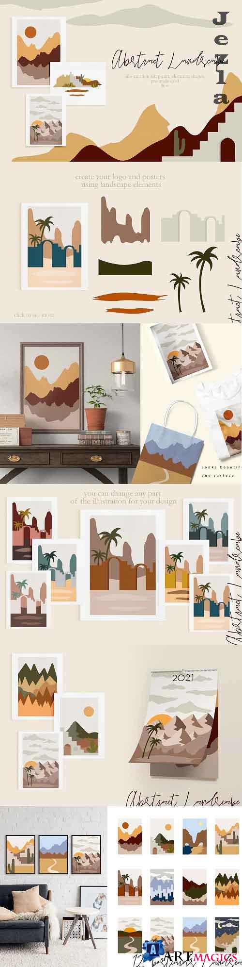 Abstract Landscape Creation Kit - 4557397