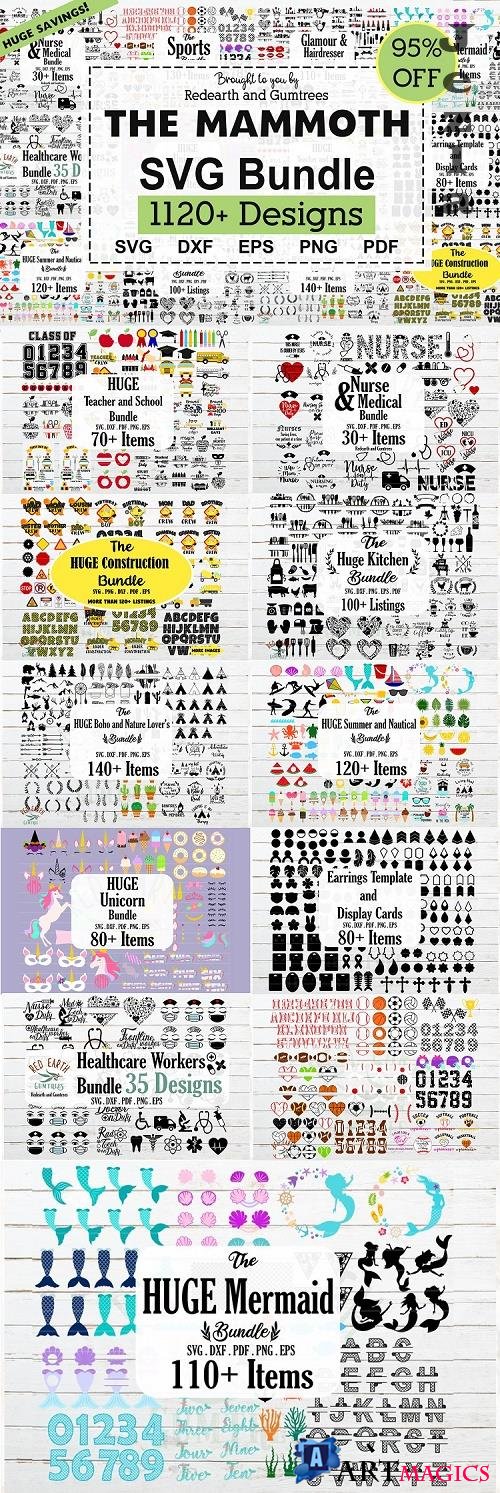 The Mammoth SVG Bundle, Huge Collection of SVG cut files - 561760