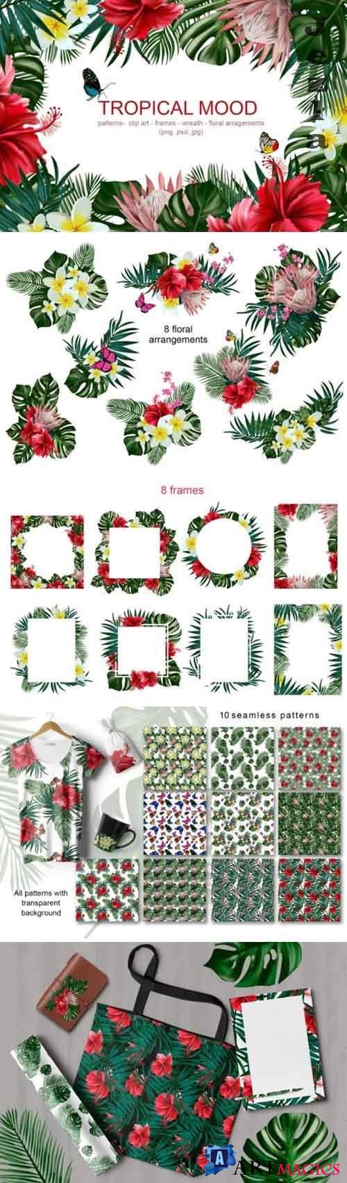 Tropical Mood - floral collection - 3050210