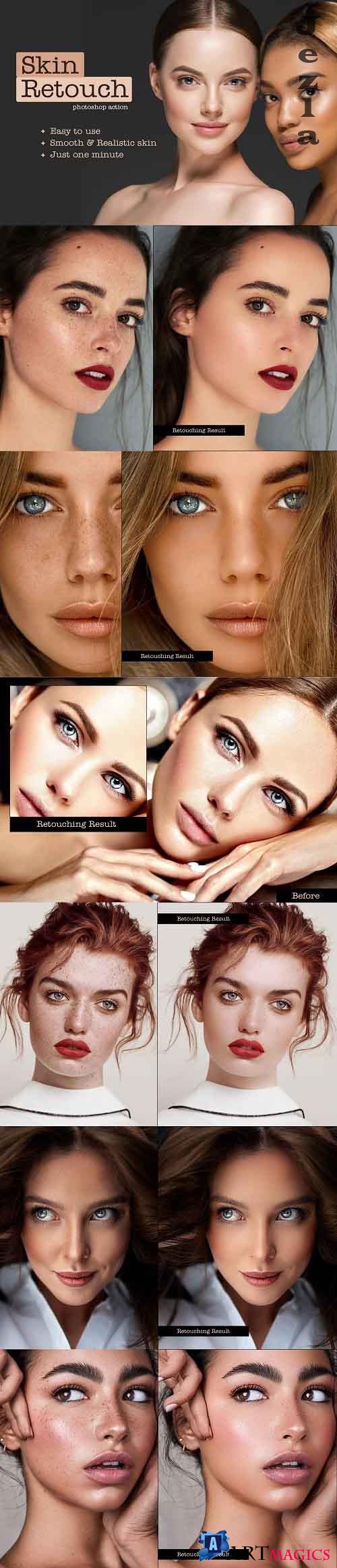 Beauty Skin Retouch PS Action 4745601