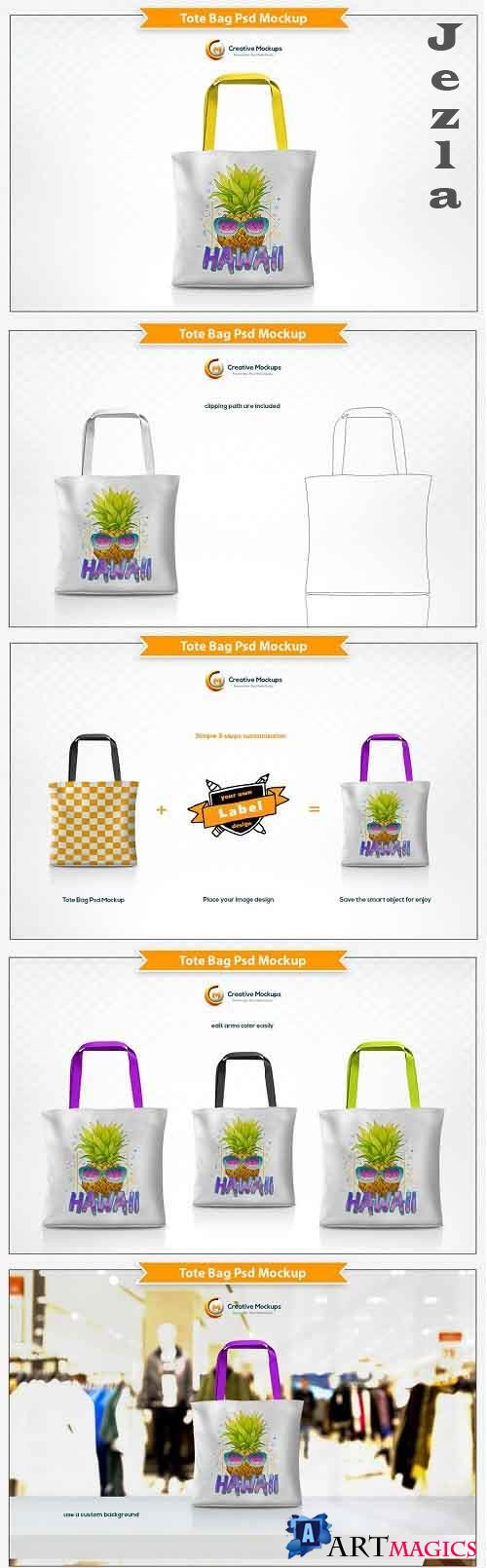 Tote Bag Mockup Template 4615232