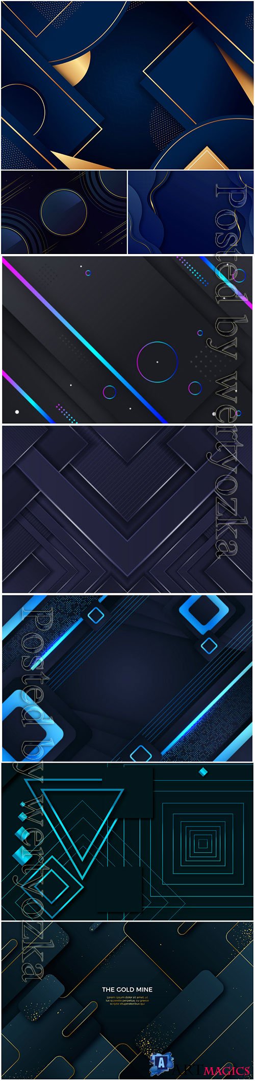Luxury abstract backgrounds in vector # 4