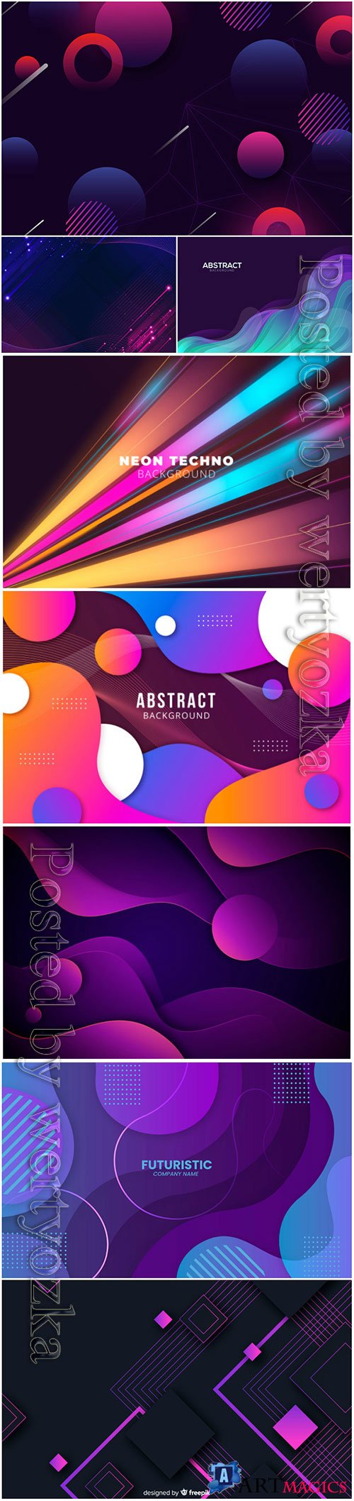 Luxury abstract backgrounds in vector # 2