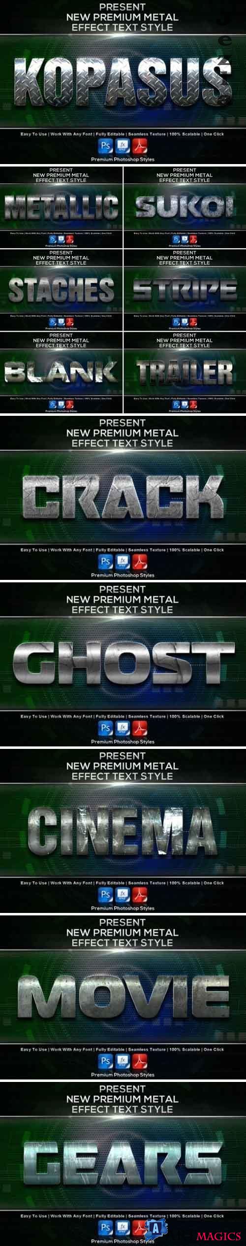 New Premium Metal Styles