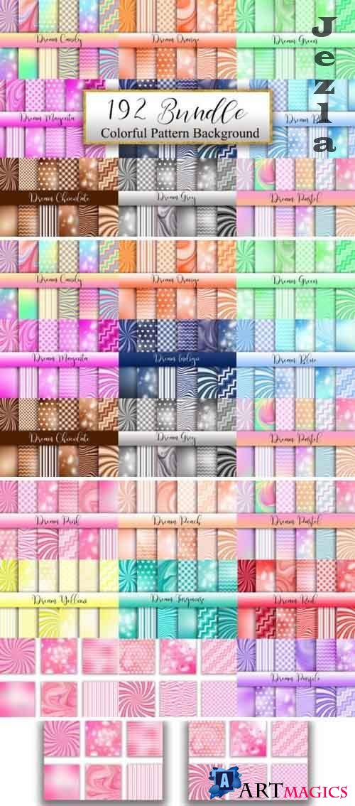 Bundle Colorful Pattern Background 4276212