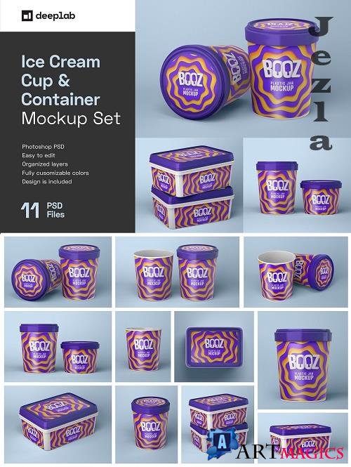 Ice Cream Cup Mockup | Ice Cream Box - 5050322