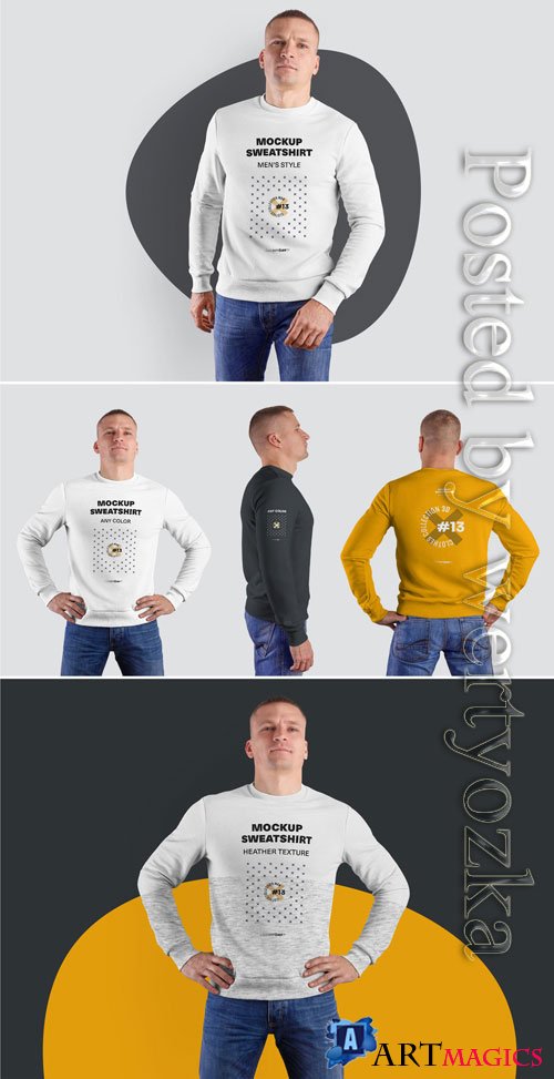 4 Mockup Sweatshirts