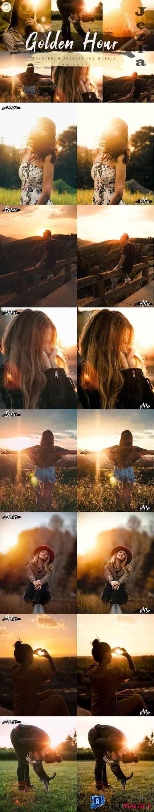 5 Golden Hour Mobile Lightroom Presets