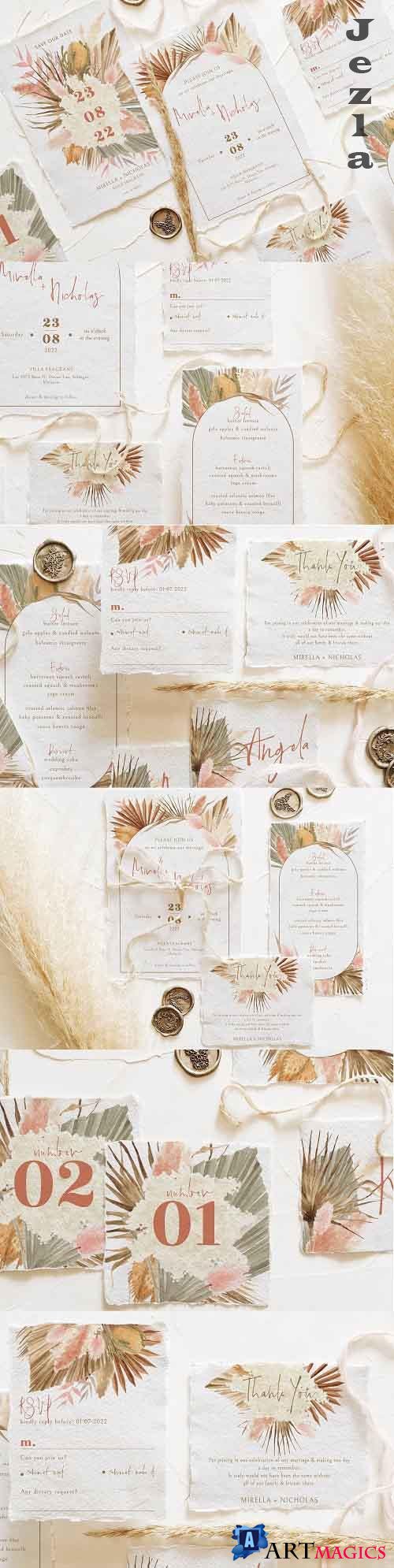 Bohemian Dried Foliage Wedding Suite - 5151657