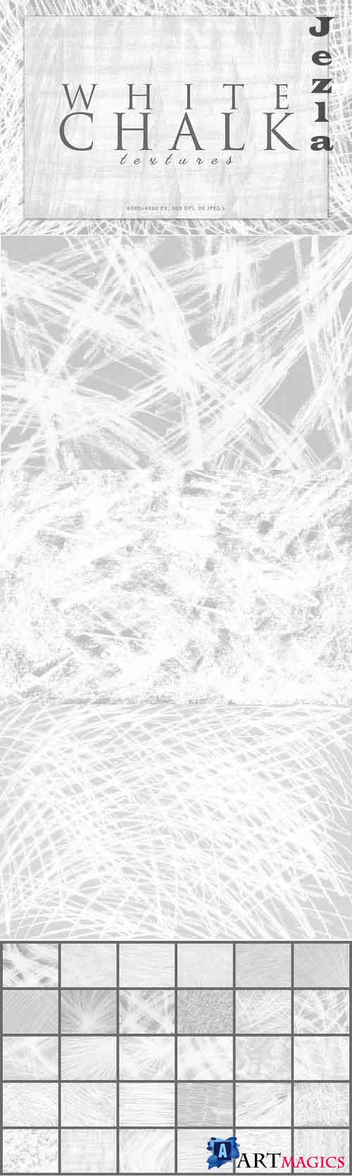 White Chalk Textures - 728413