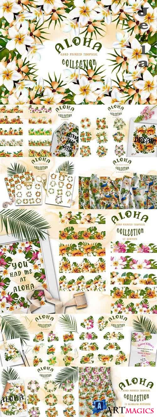 Aloha Hand Painted Tropical Collection - 725583