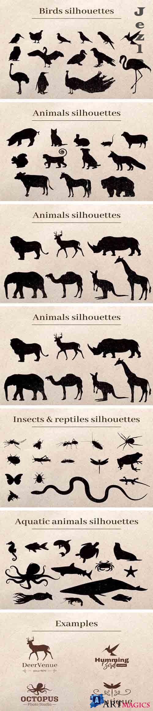 Animal Silhouette Bundle  