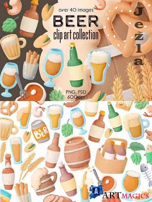 Beer clip art collection - 230676