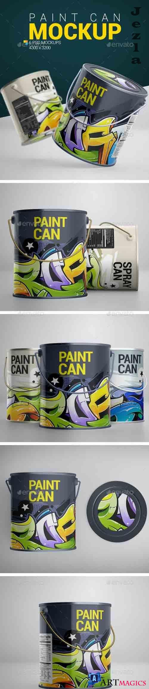 Paint Can Mockup - 24030529