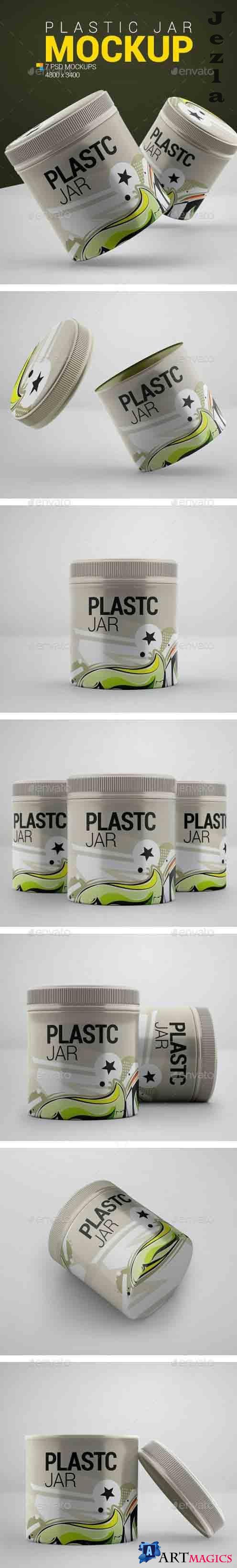 Plastic Jar Mockup 23991692