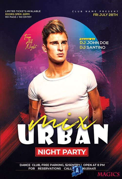 Urban Club - Premium flyer psd template