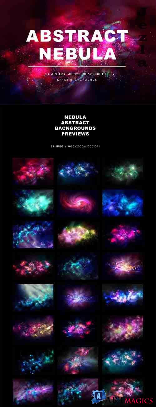 Abstract Nebula Backgrounds - 3405179
