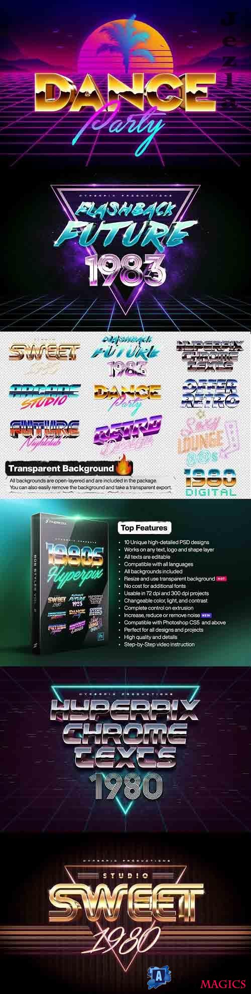 80s Text and Logo Effects Vol.2 - 3479337