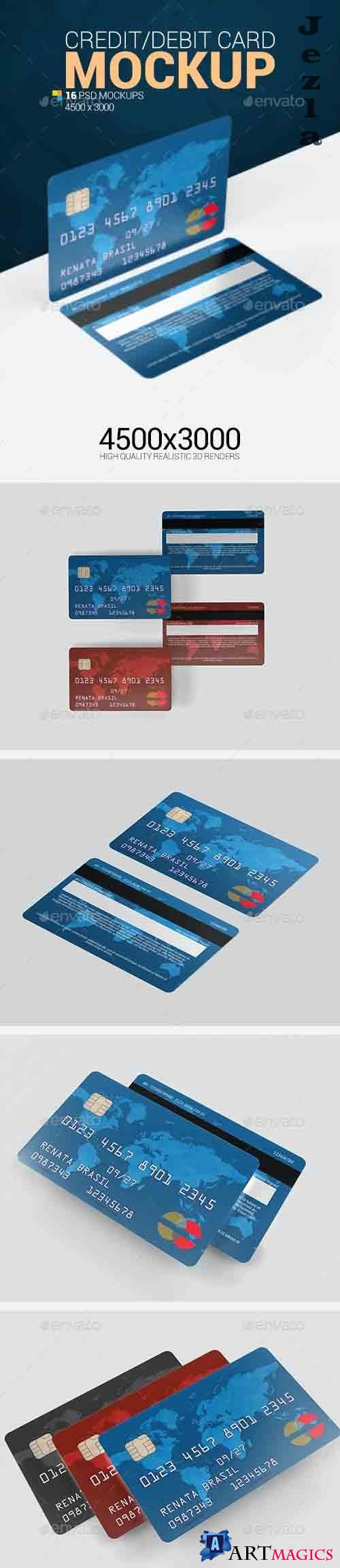 Credit Debit Card Mockup 25488294