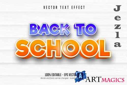Back to School Text Effect