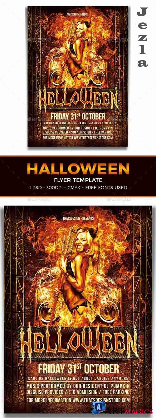 Halloween Flyer Template V3 - 8537240 - 91498