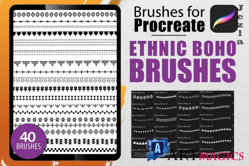 Procreate - Ethnic Boho Lines - 4622080