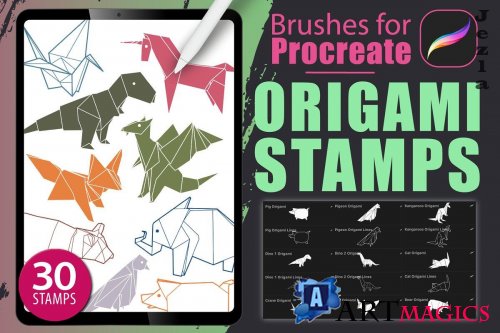 Procreate - Origami Stamps - 4735513
