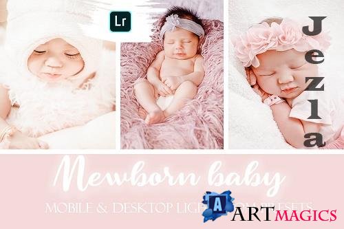 Newborn Baby Mobile & Desktop Lightroom Presets - 782969