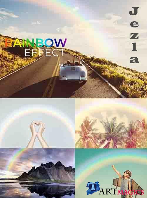 Rainbow Effect Mockup 368095356