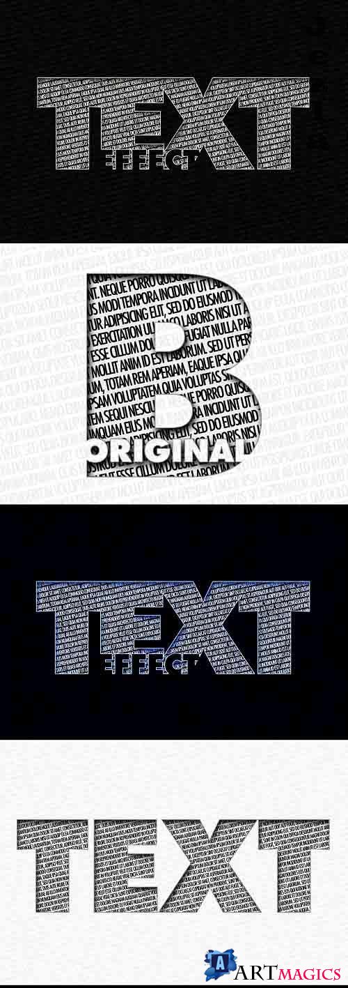 Double Text, Text Effect 369353234