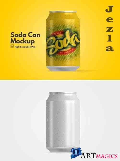 Soda Can Mockup V.1