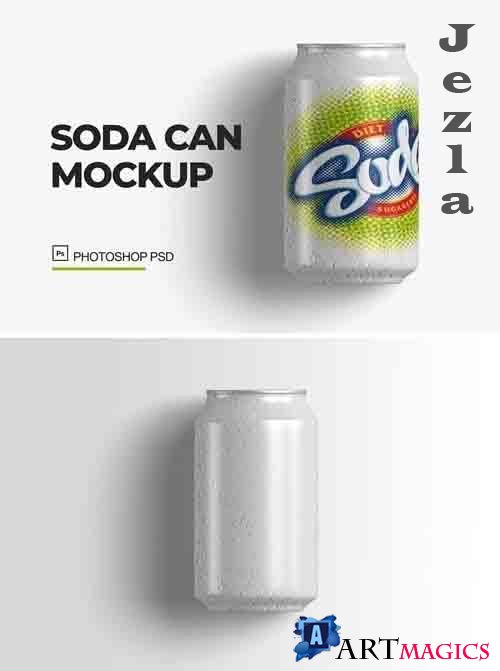 Soda Can Mockup V.2