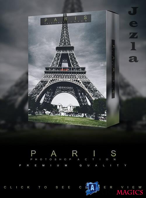 Famous City's / PARIS - Photoshop Action 26739294