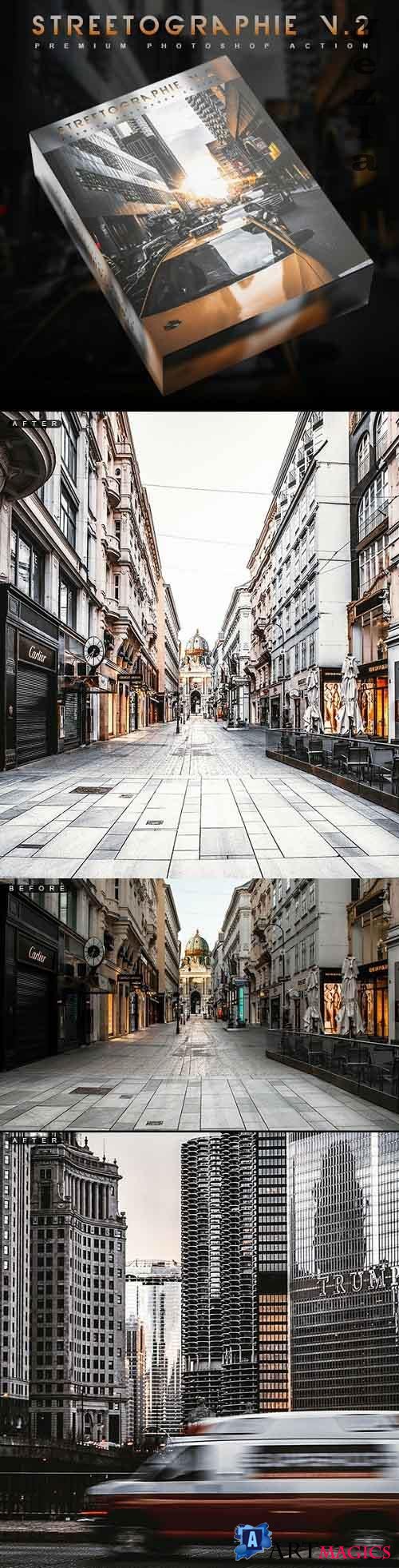 Streetographie V.2 - Premium Photoshop Action 26769090