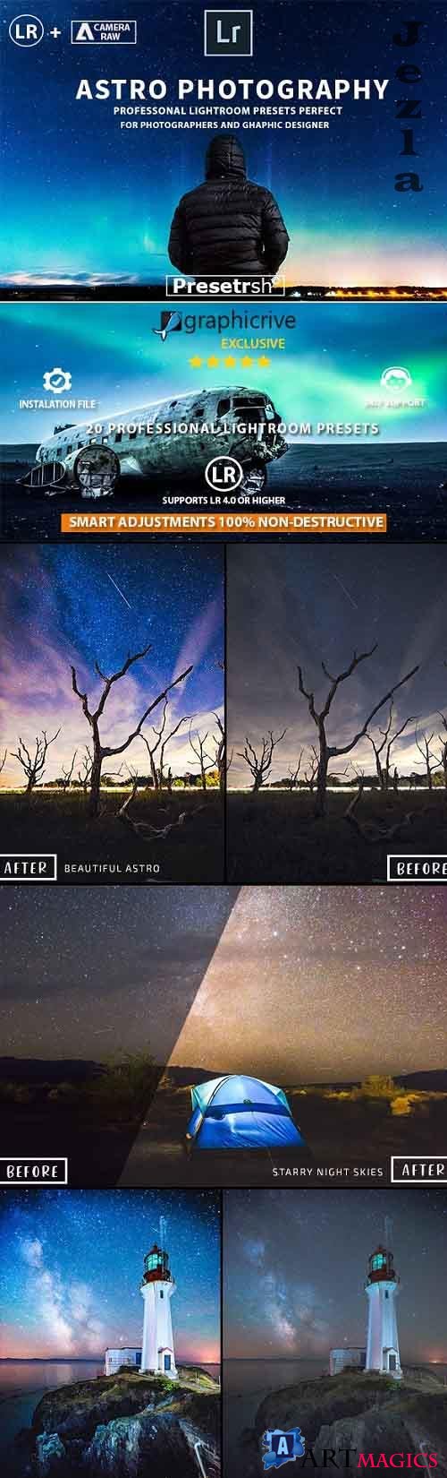 20 Pro Astrophotography Lightroom Presets 21421453