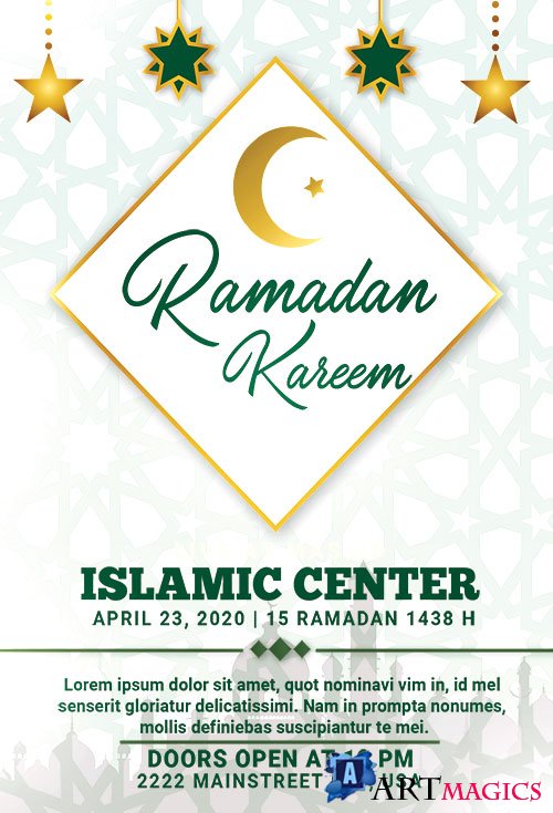 Ramadan Kareem vol - Premium flyer psd template