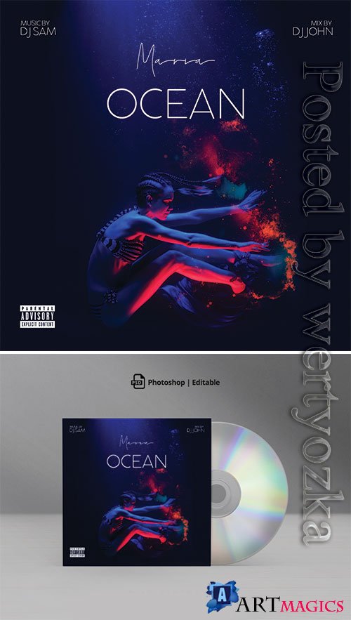 Ocean Mixtape CD Cover Artwork