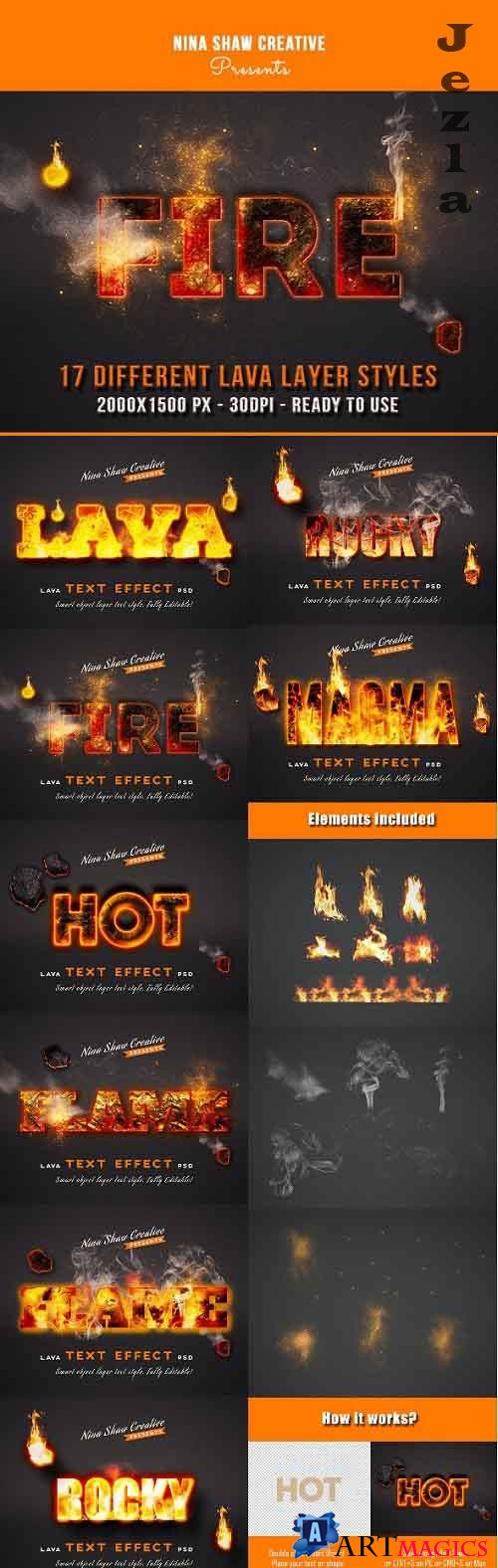 Lava Text Effects 28342548