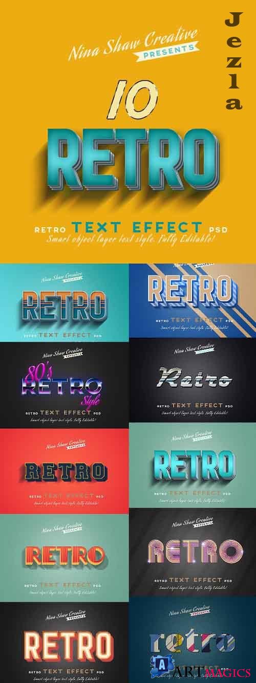 Retro/Vintage Text Effects - 23733346