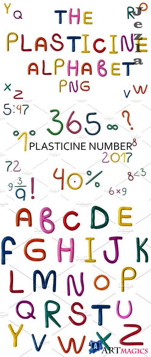 Plasticine ABC. Aphlabet & Numbers - 1246628