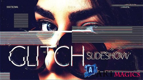 Glitch Slideshow - Project for After Effects