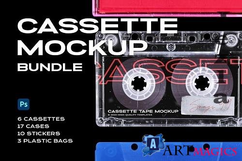 Cassette Tape Mockup Bundle Plastic 5312256