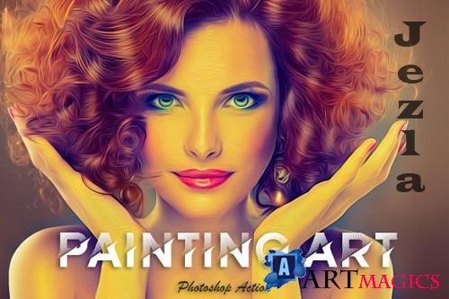 Painting Art Photoshop Action