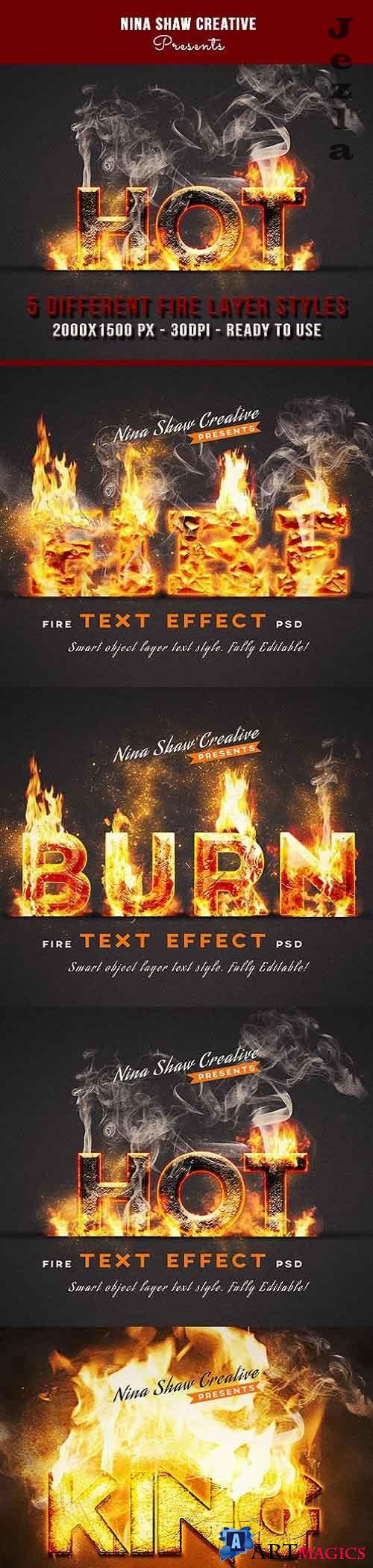 Fire Text Effects 27755366