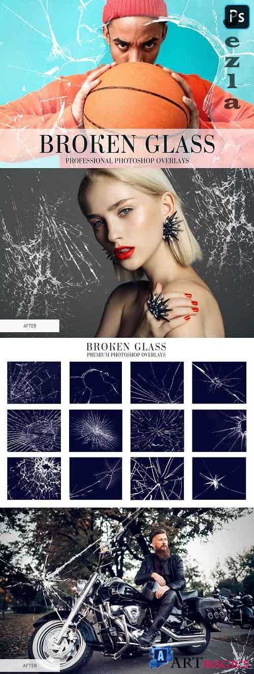 Broken Glass Overlays Photoshop 4935123