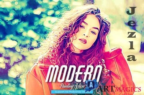 Modern Painting Art Photoshop Action