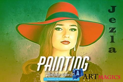 Painting Photoshop Action V12